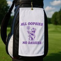 All Oopsies No Daisies Golf Towel thumb 2