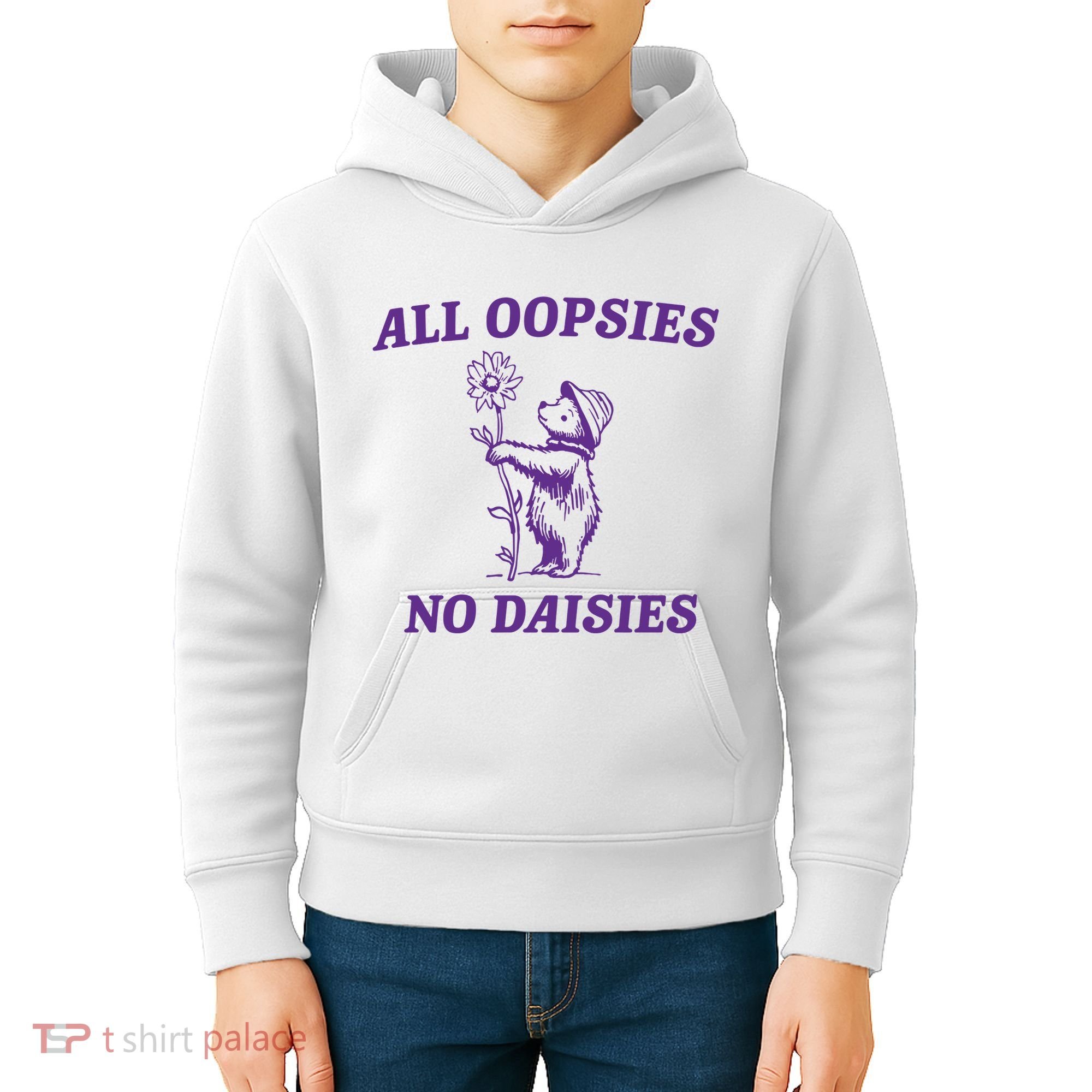 All Oopsies No Daisies Kids Hoodie