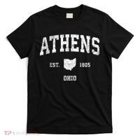 Athens Ohio Oh Vintage Sports T-Shirt thumb 0