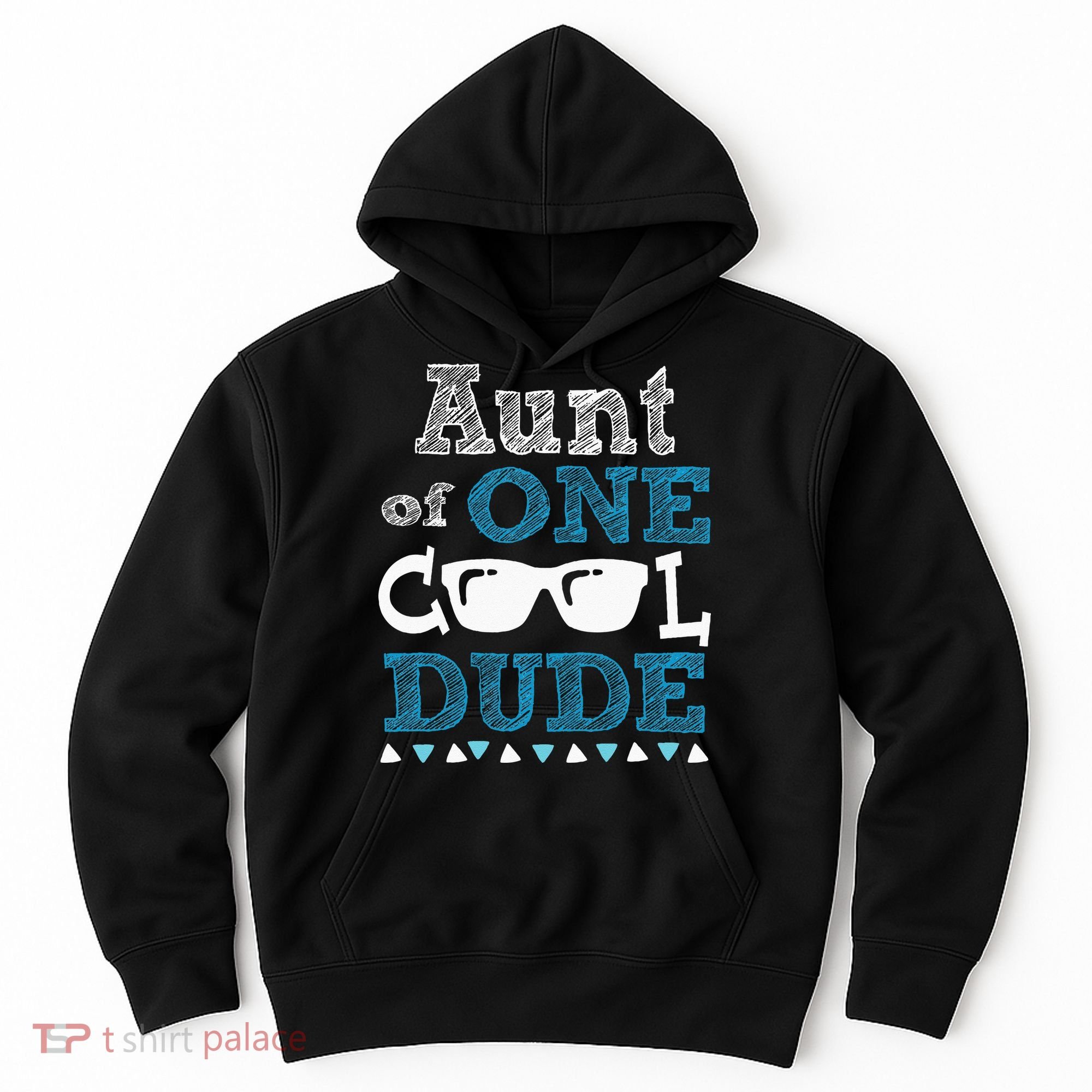 Aunt Of One Cool Dude Funny Birthday Boy Cool Hoodie