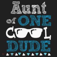 Aunt Of One Cool Dude Funny Birthday Boy Cool Hat thumb 2