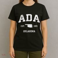 Ada Oklahoma Ok Vintage Sports T-Shirt thumb 4