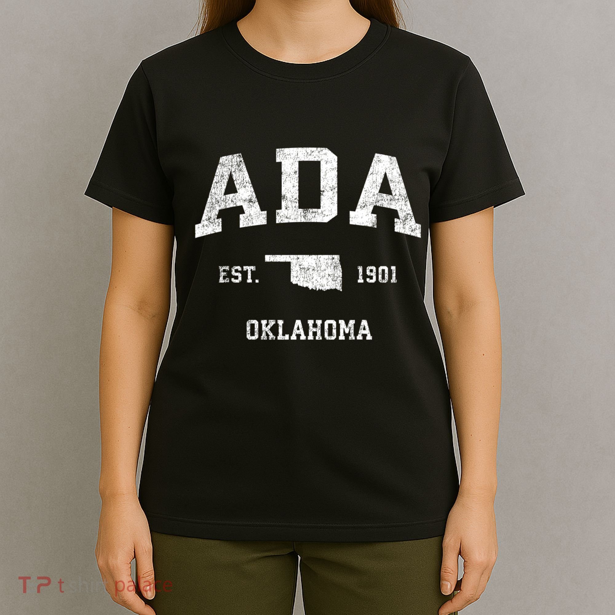 Ada Oklahoma Ok Vintage Sports T-Shirt