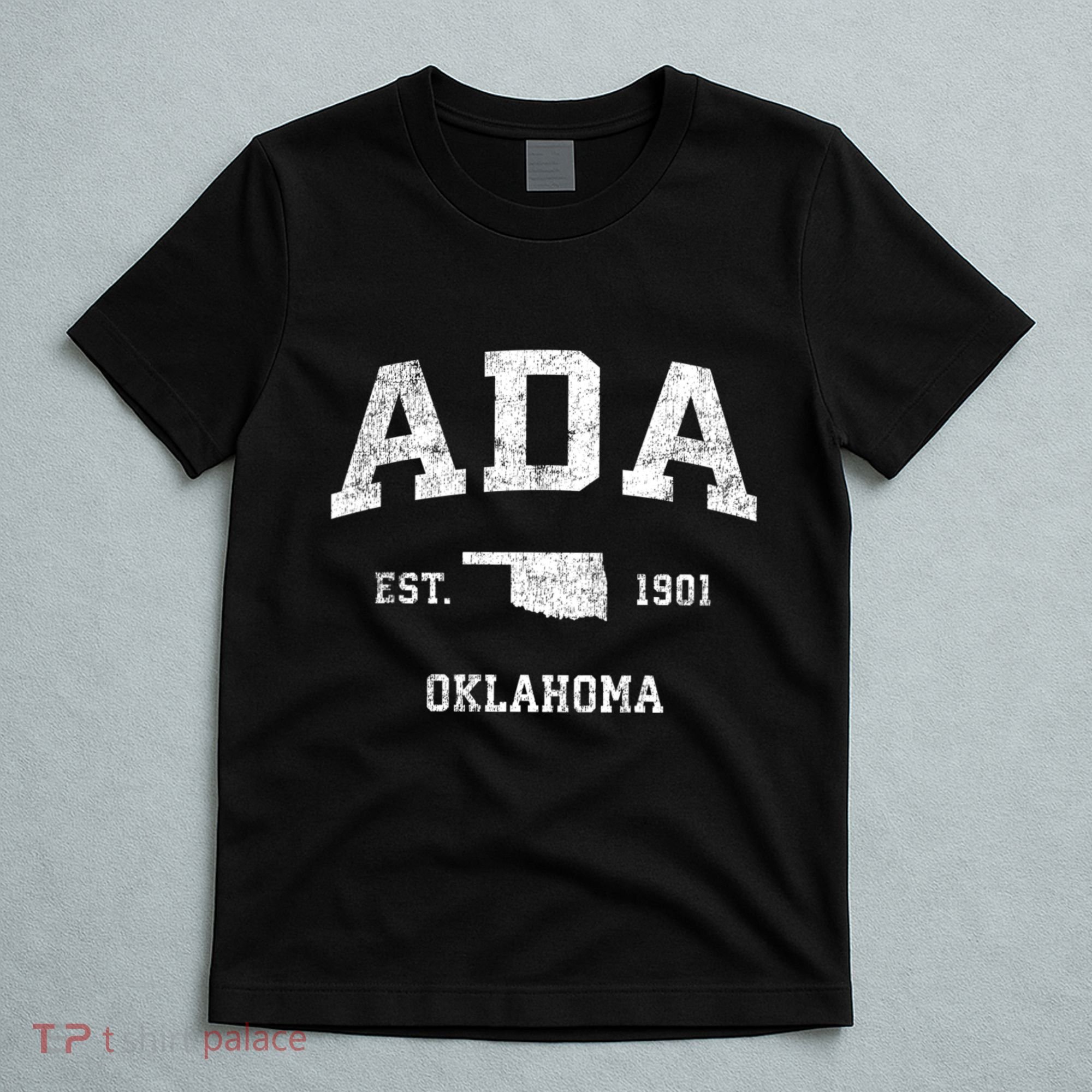 Ada Oklahoma Ok Vintage Sports T-Shirt