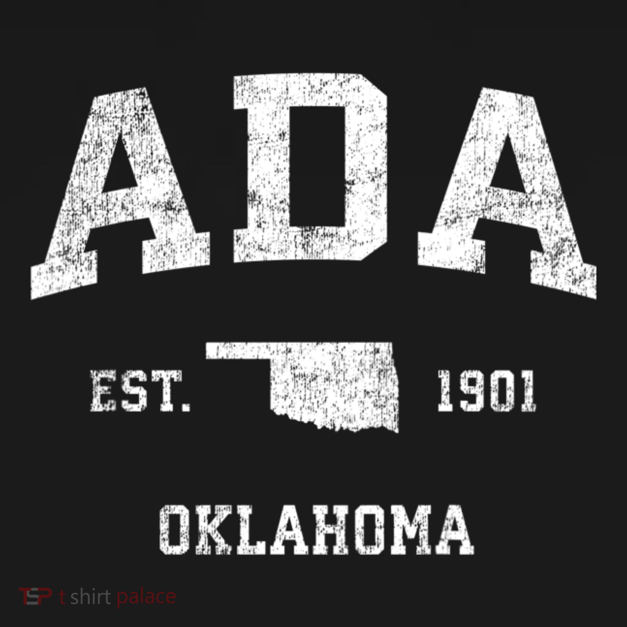 Ada Oklahoma Ok Vintage Sports T-Shirt