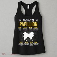 Anatomy Of Papillion Dog Lover Women's Tank Top thumb 3