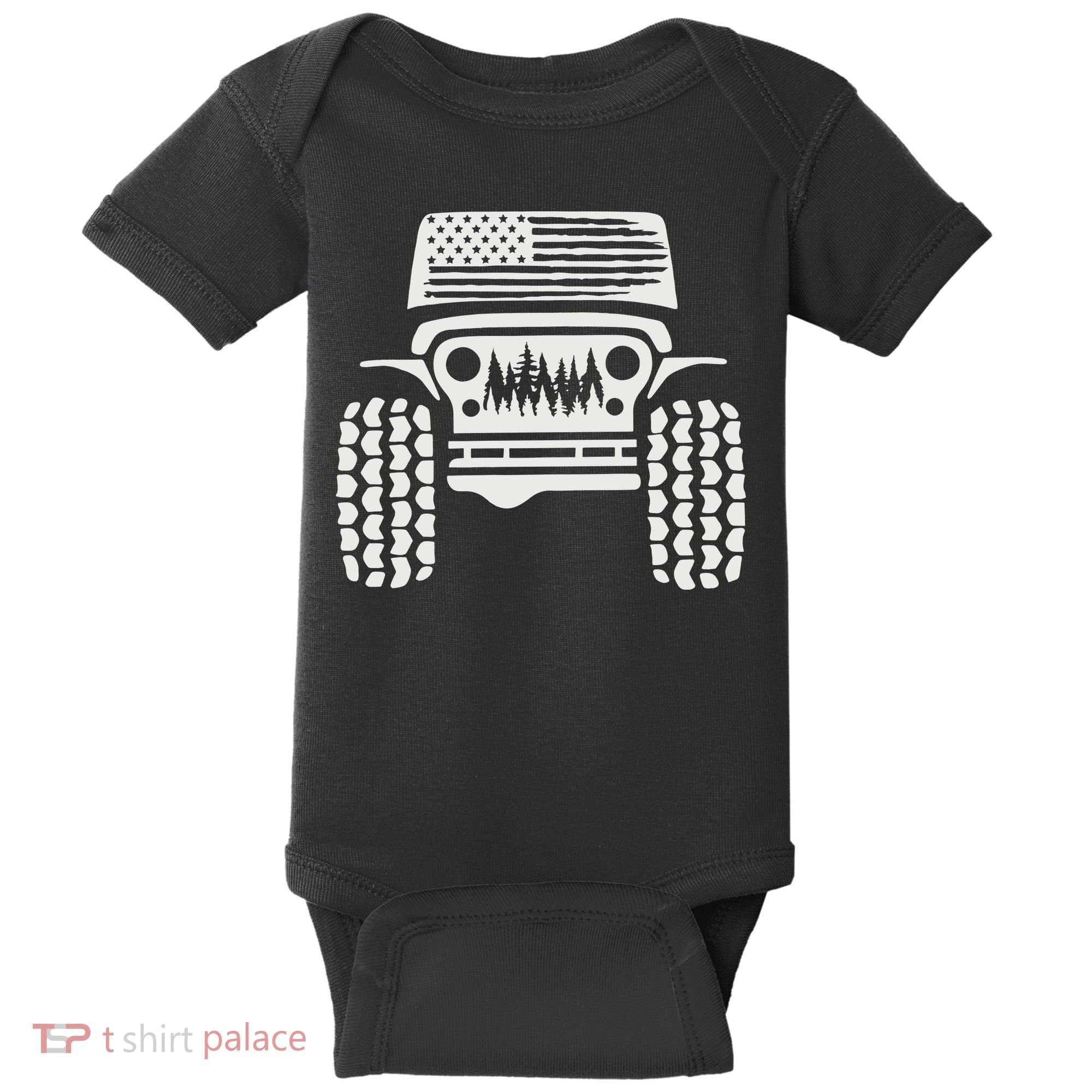 American Off Road 4x4 Baby Bodysuit