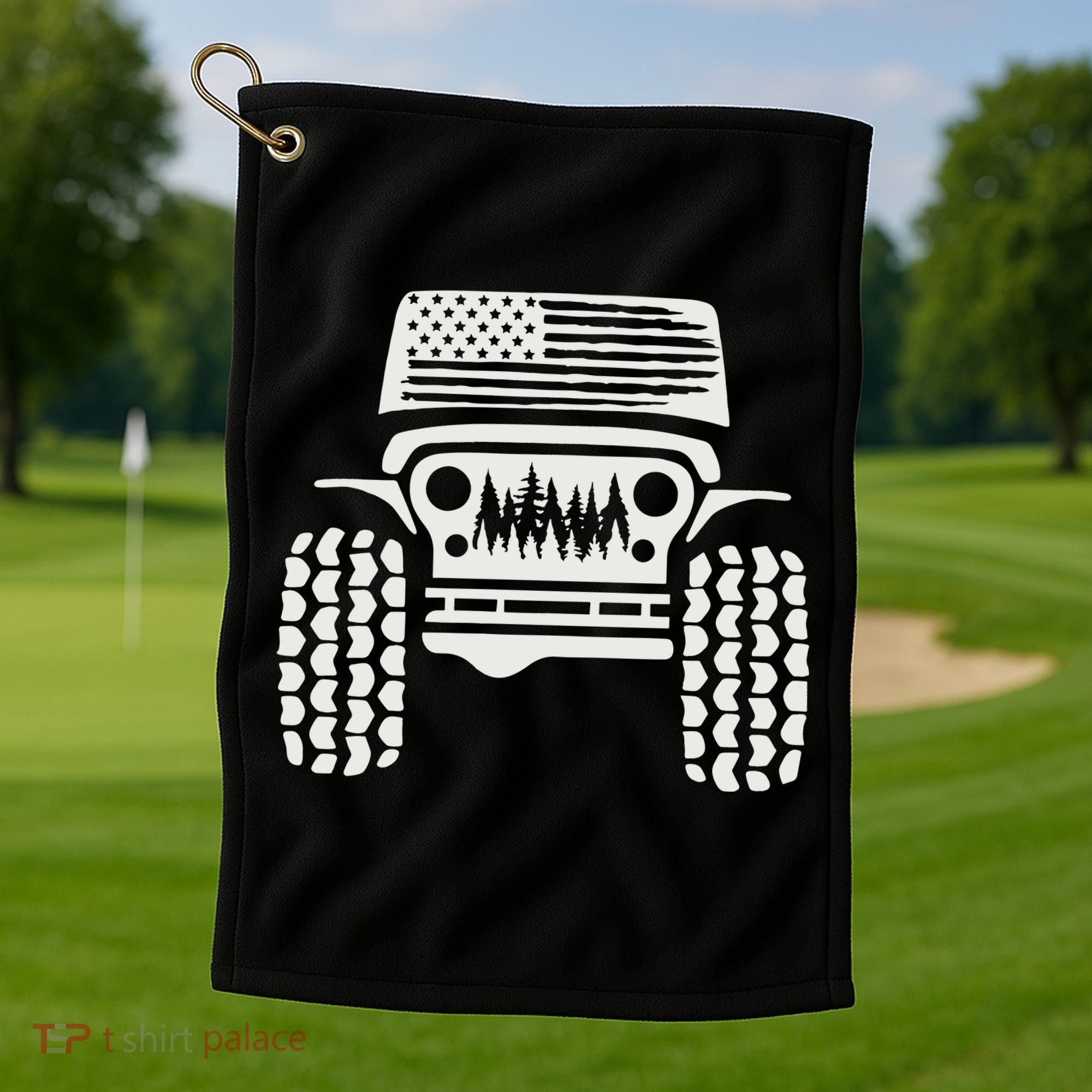 American Off Road 4x4 Golf Towel