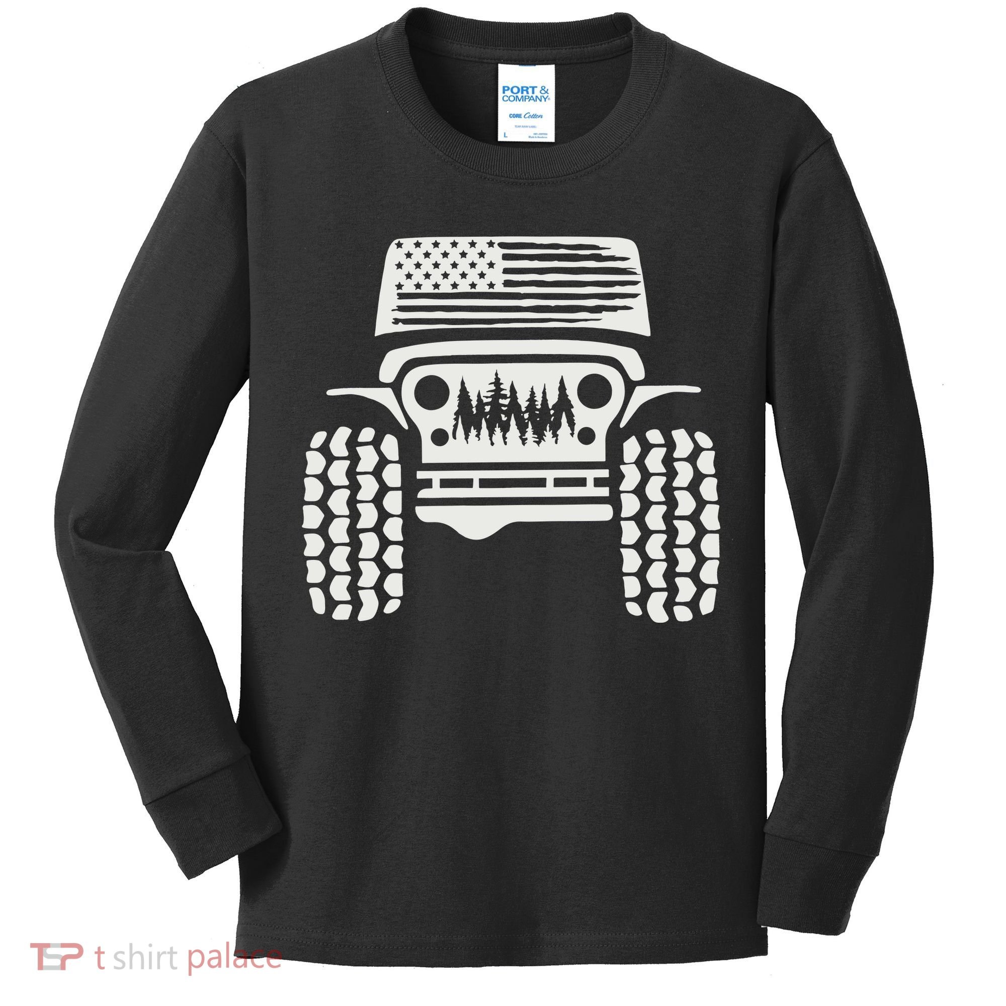 American Off Road 4x4 Kids Long Sleeve Shirt