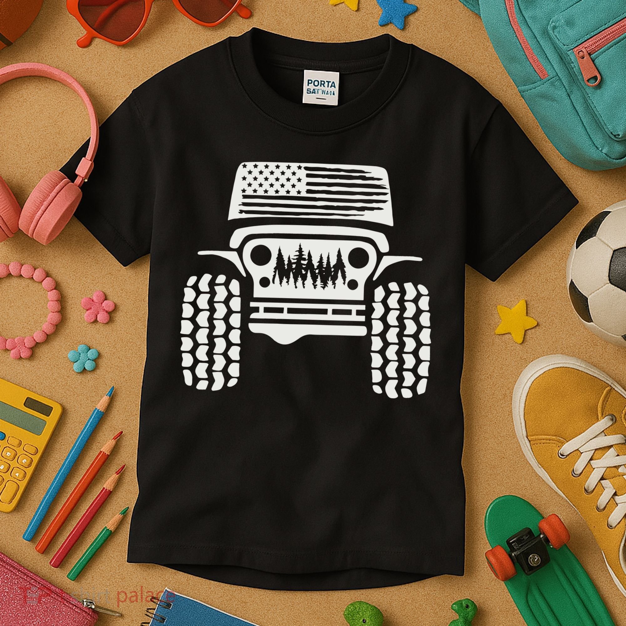 American Off Road 4x4 Kids T-Shirt