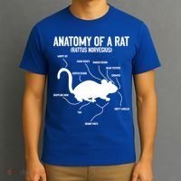 Anatomy Of Rat Rat Lovers And Pet Rat Owners Great Gift T-Shirt thumb 3