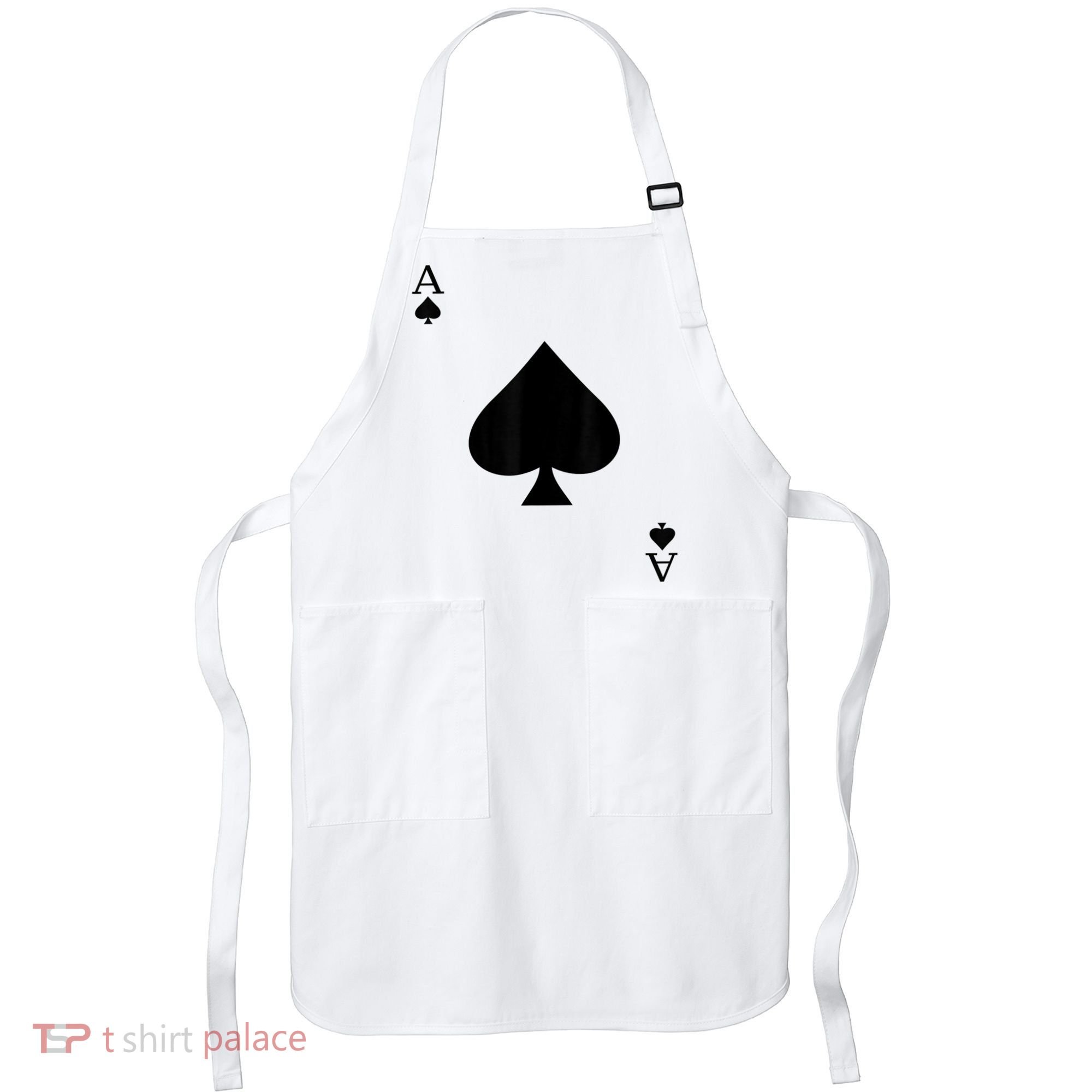 Ace Of Spades Deck Of Cards Halloween Costume Apron