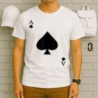 Ace Of Spades Deck Of Cards Halloween Costume T-Shirt thumb 6