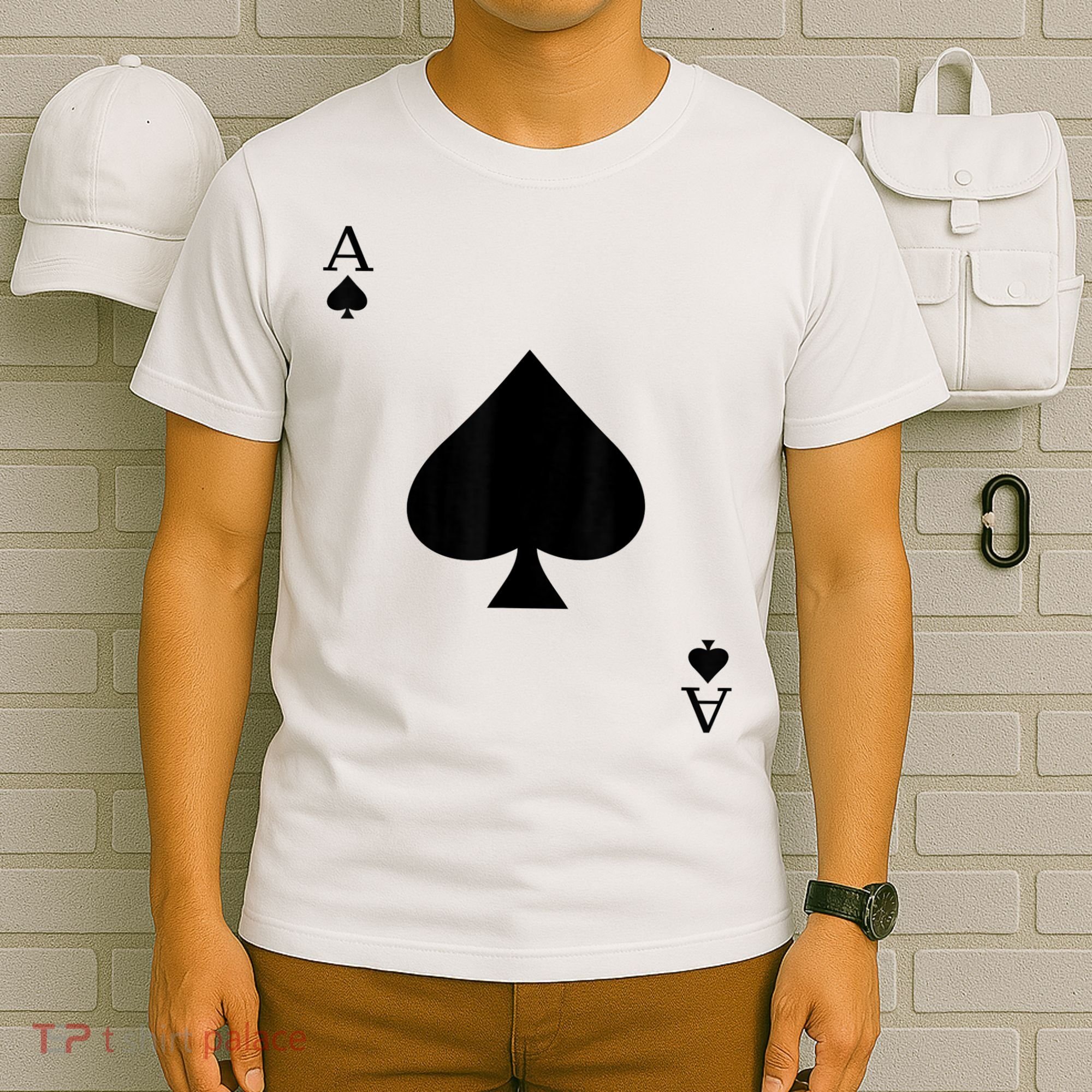 Ace Of Spades Deck Of Cards Halloween Costume T-Shirt