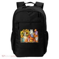 Autumn Owl Sunflower Pumpkin Halloween Costume Backpack thumb 0