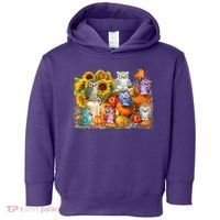 Autumn Owl Sunflower Pumpkin Halloween Costume Toddler Hoodie thumb 0