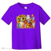 Autumn Owl Sunflower Pumpkin Halloween Costume Toddler T-Shirt thumb 0