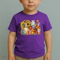 Autumn Owl Sunflower Pumpkin Halloween Costume Toddler T-Shirt thumb 2