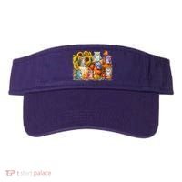 Autumn Owl Sunflower Pumpkin Halloween Costume Visor thumb 0