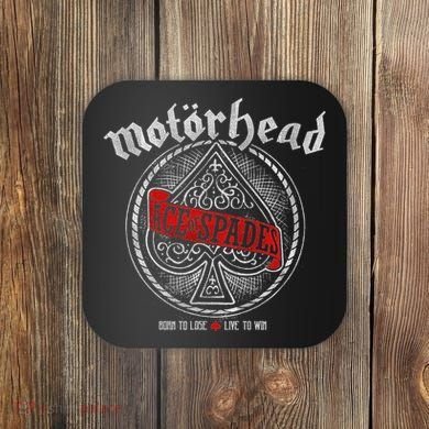 Ace Of Spades Red Sash Coaster