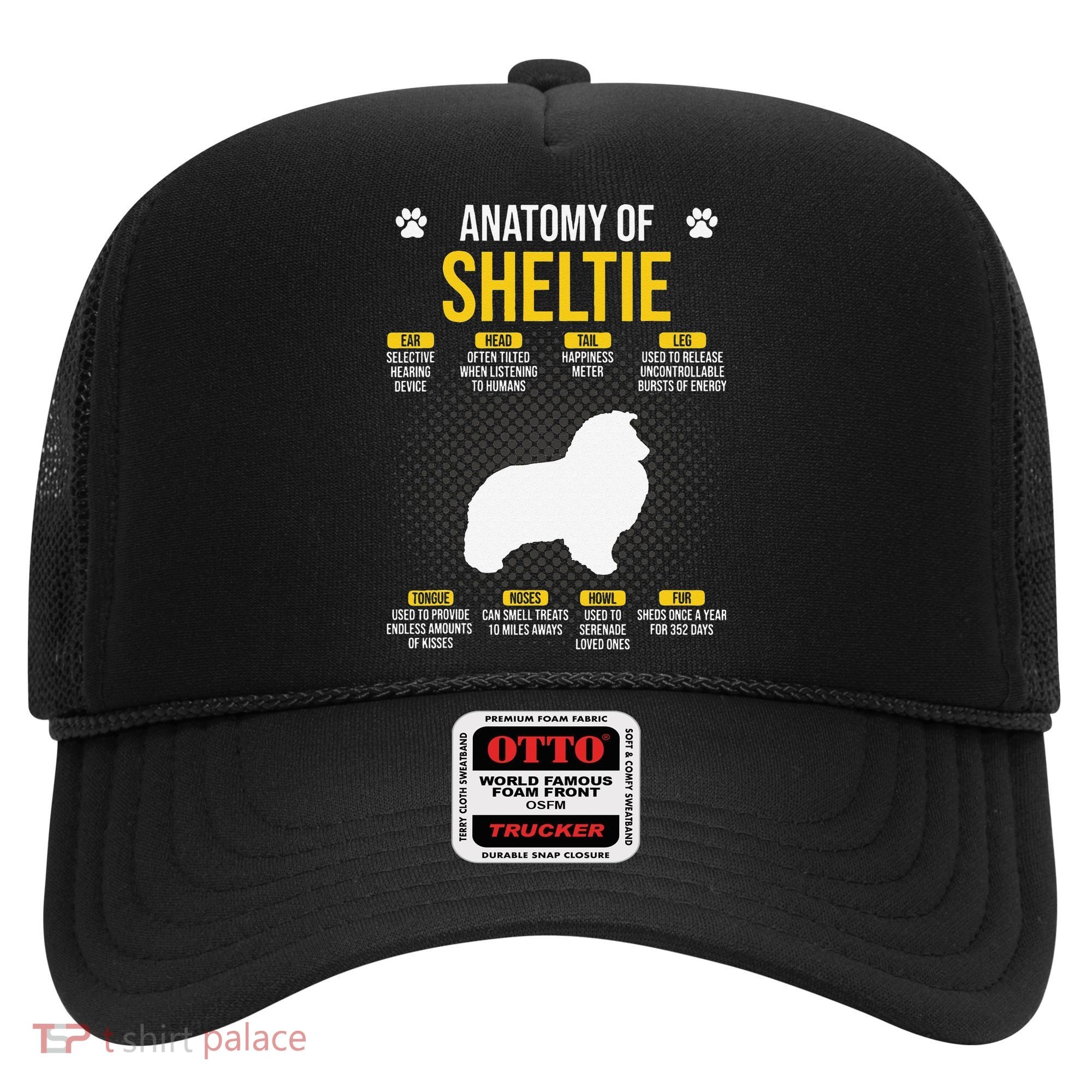 Anatomy Of Sheltie Dog Lover Hat