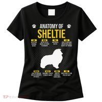 Anatomy Of Sheltie Dog Lover Women's T-Shirt thumb 0