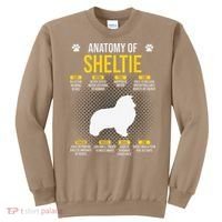 Anatomy Of Sheltie Dog Lover Sweatshirt thumb 0