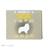 Anatomy Of Sheltie Dog Lover Mousepad thumb 0
