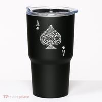 Ace Of Spades Texas Hold'em Poker Playing Card Tumbler thumb 0