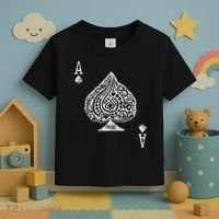 Ace Of Spades Texas Hold'em Poker Playing Card Toddler T-Shirt thumb 3
