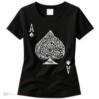 Ace Of Spades Texas Hold'em Poker Playing Card Women's T-Shirt thumb 0