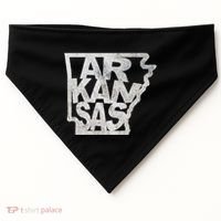Arkansas Outline State USA-Made Doggie Bandana thumb 0