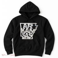 Arkansas Outline State Hoodie thumb 0