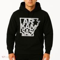 Arkansas Outline State Hoodie thumb 2