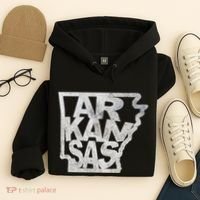 Arkansas Outline State Hoodie thumb 4