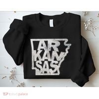 Arkansas Outline State Sweatshirt thumb 2