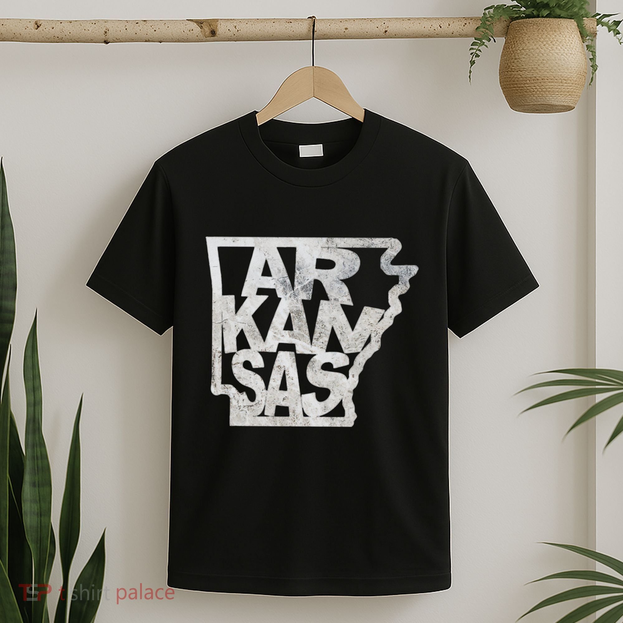 Arkansas Outline State T-Shirt