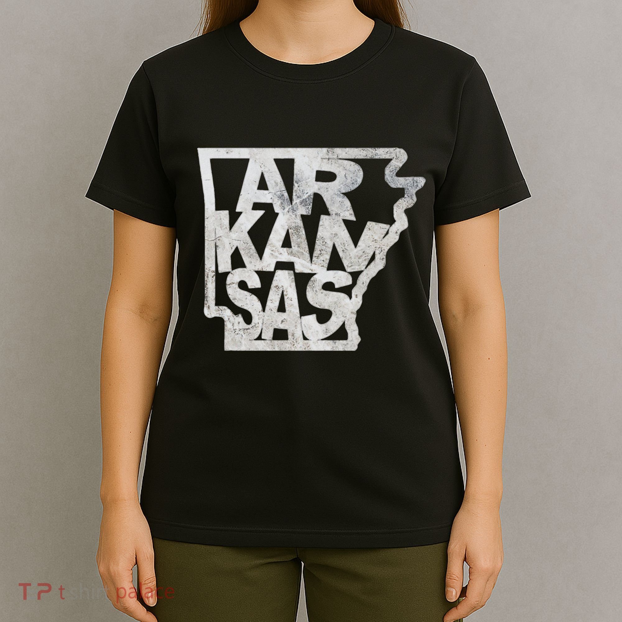 Arkansas Outline State T-Shirt