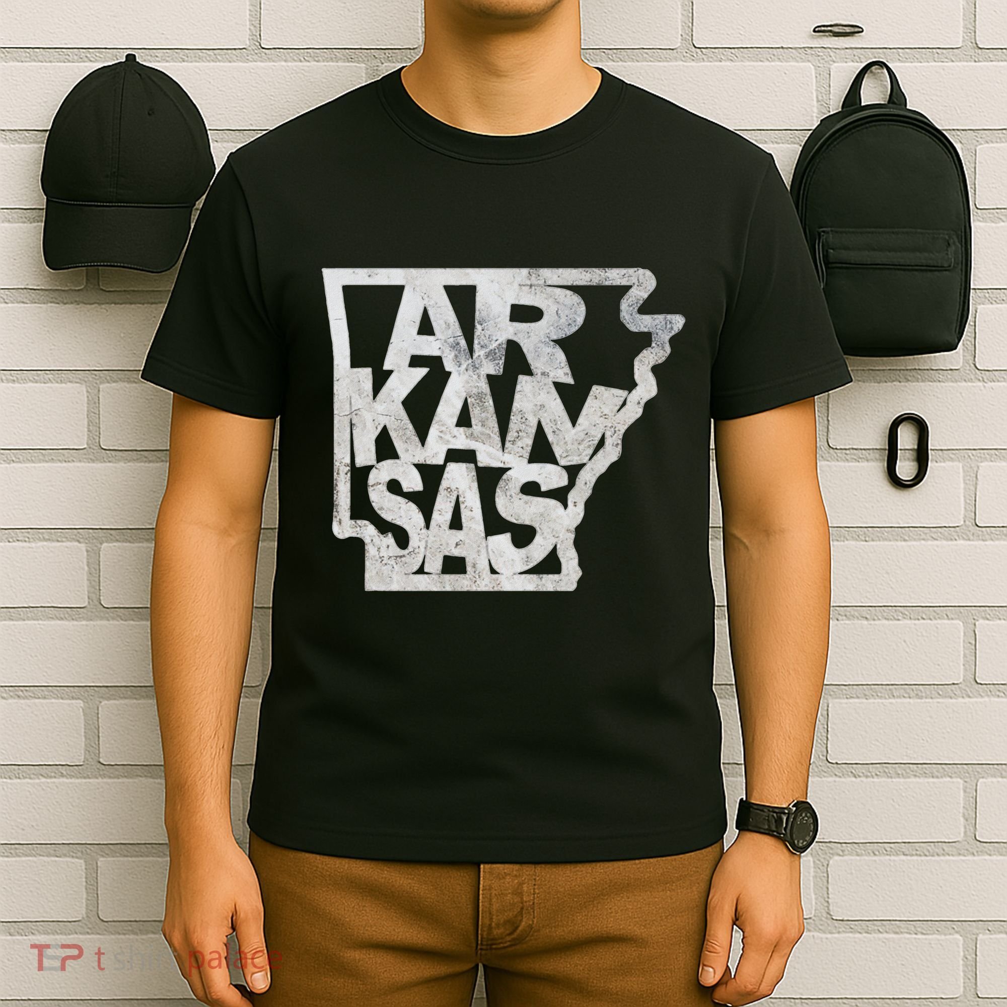 Arkansas Outline State T-Shirt