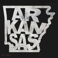 Arkansas Outline State Bucket Hat thumb 4