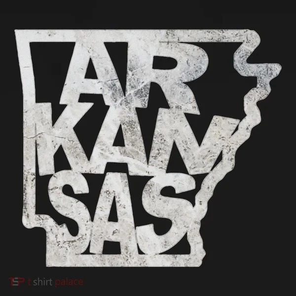 Arkansas Outline State Bucket Hat