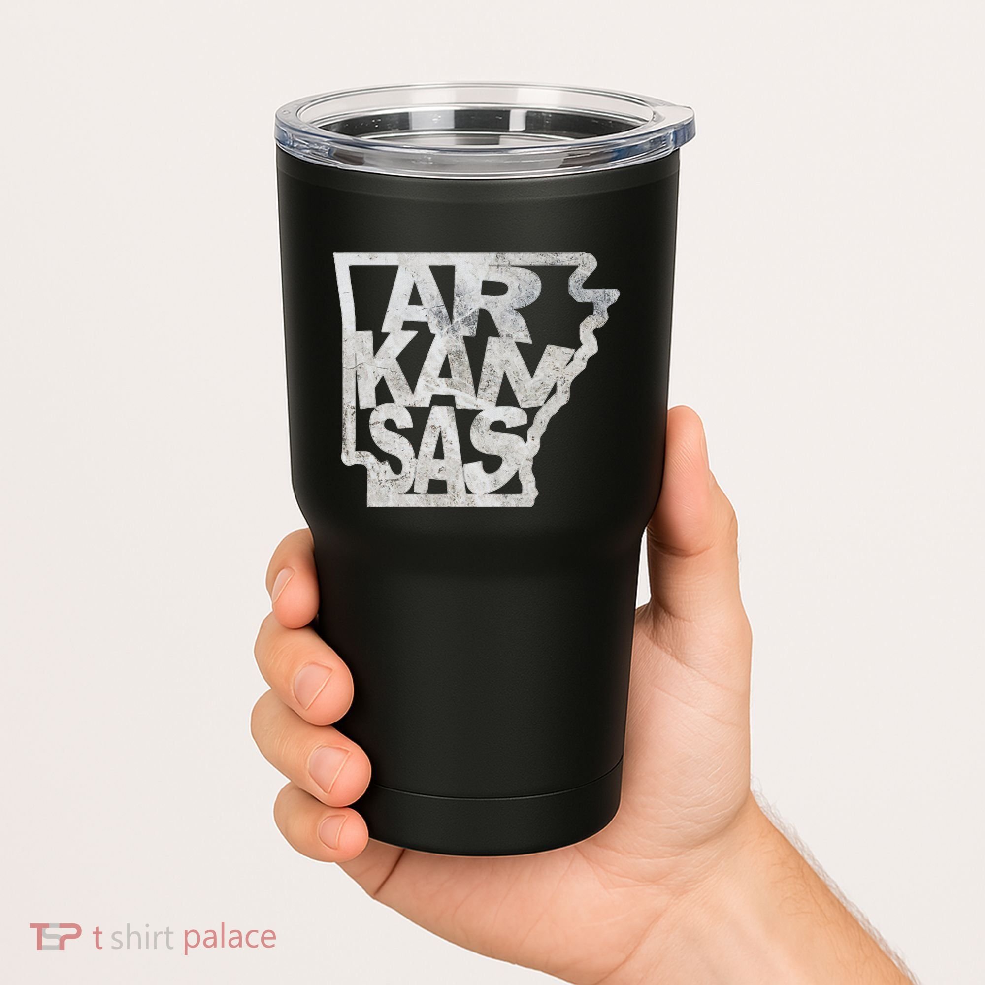 Arkansas Outline State Tumbler