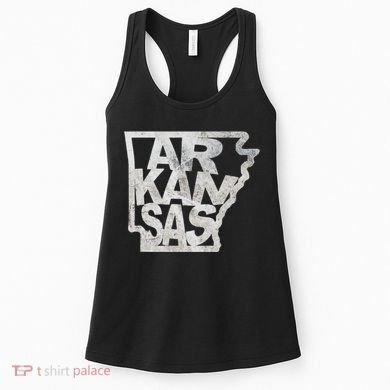 Arkansas Outline State Women's Tank Top