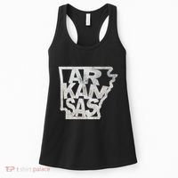 Arkansas Outline State Women's Tank Top thumb 0