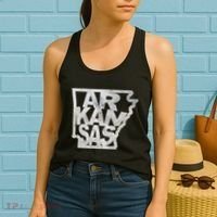 Arkansas Outline State Women's Tank Top thumb 2