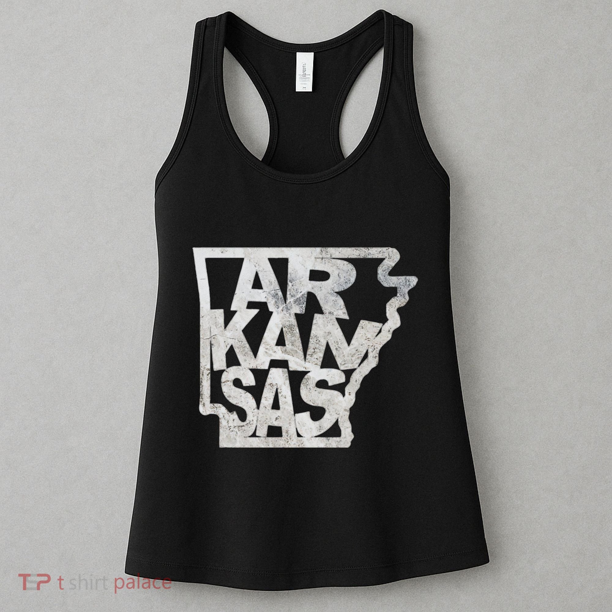 Arkansas Outline State Women's Tank Top