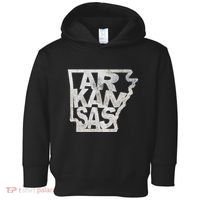 Arkansas Outline State Toddler Hoodie thumb 0