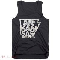 Arkansas Outline State Tank Top thumb 0