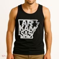 Arkansas Outline State Tank Top thumb 3