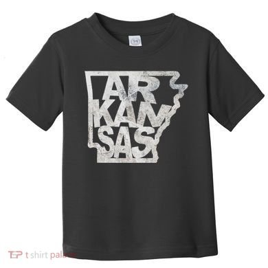 Arkansas Outline State Toddler T-Shirt